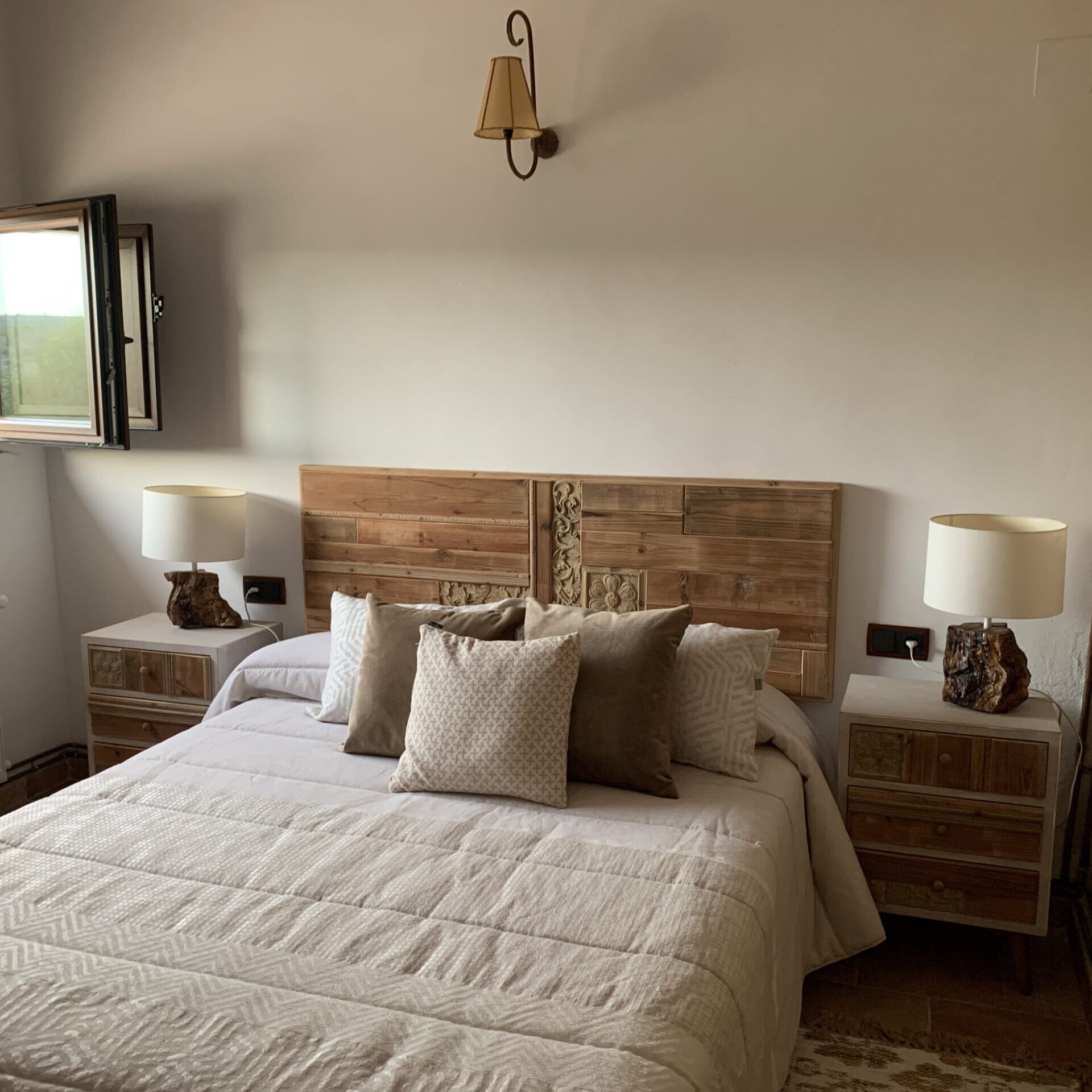 Alojamiento rural en alfafara- Ajedrea Dormitorio 1