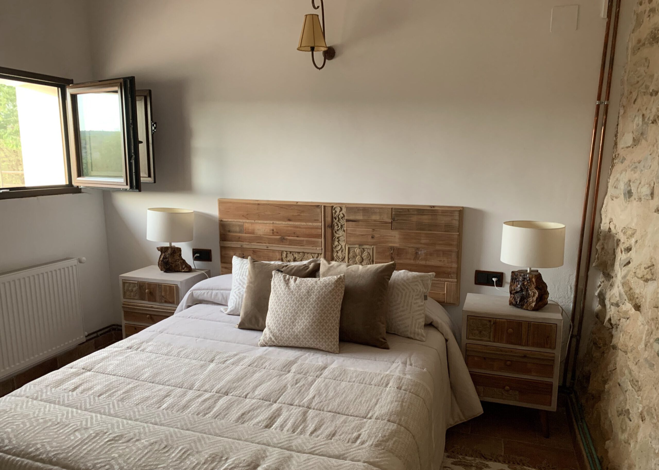 Alojamiento rural en alfafara- Ajedrea Dormitorio 1