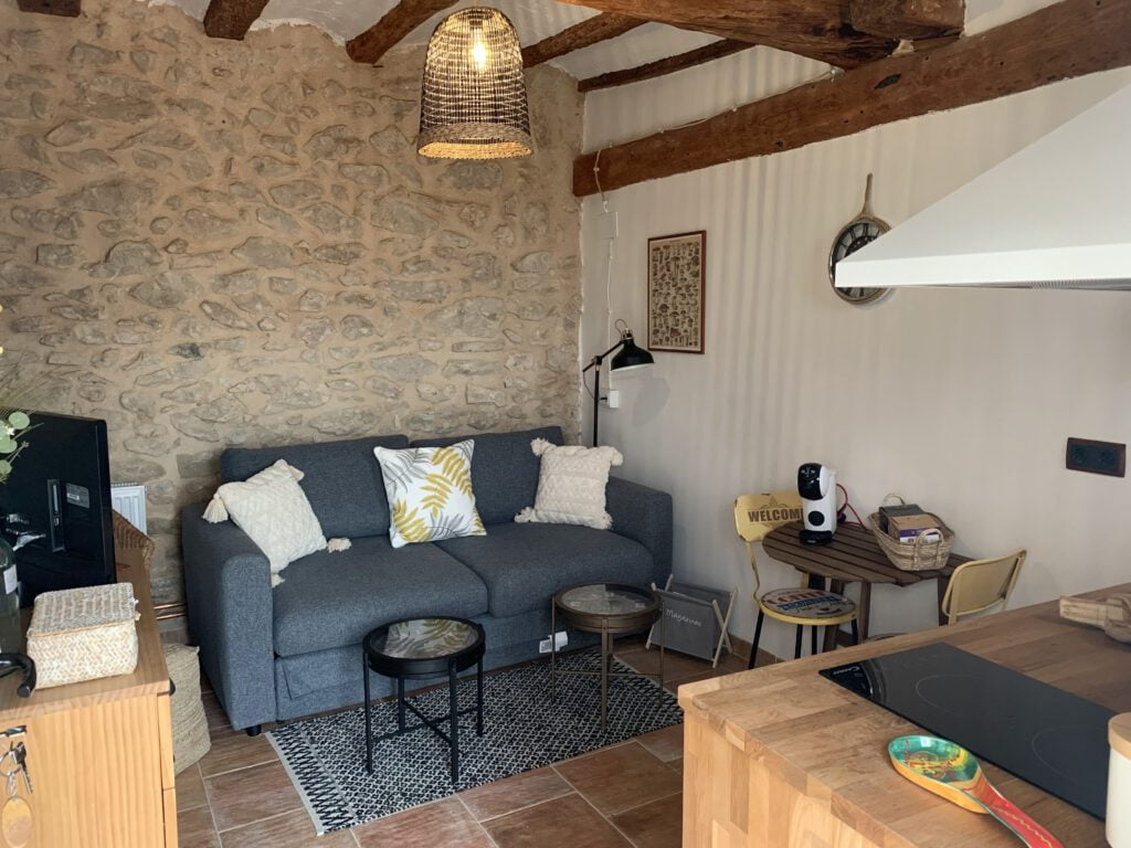 Alojamiento rural en alfafara - Ajedrea Salón