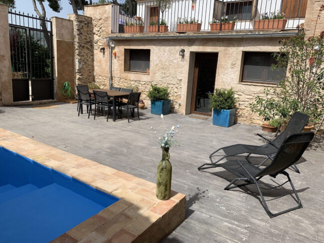 masia en alfafara – piscina masia en alfafara - piscina