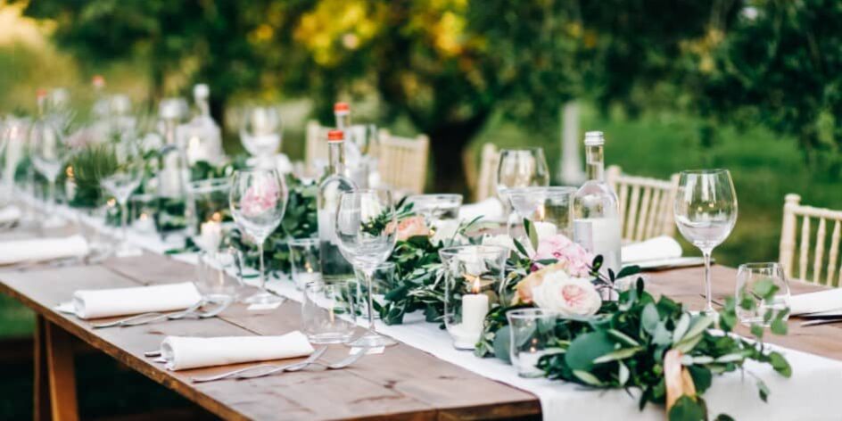 Alojamiento rural para bodas cerca de Valencia - mesa