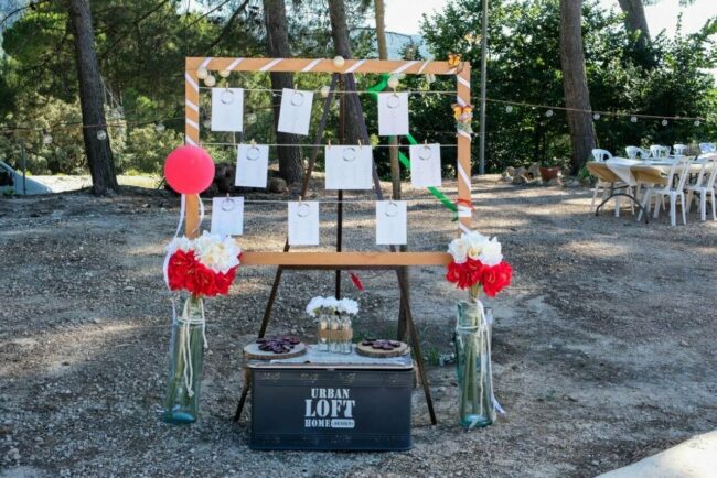 alojamiento rural en Alicante-mesa